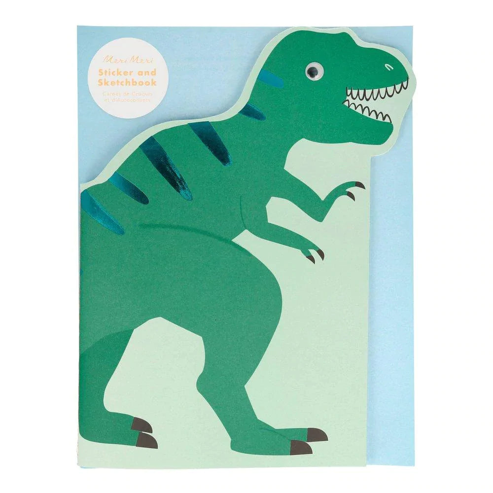 Dinosaur sticker sketchbook - Meri Meri