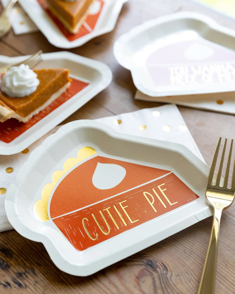 *SALE* Harvest pie shaped plates
