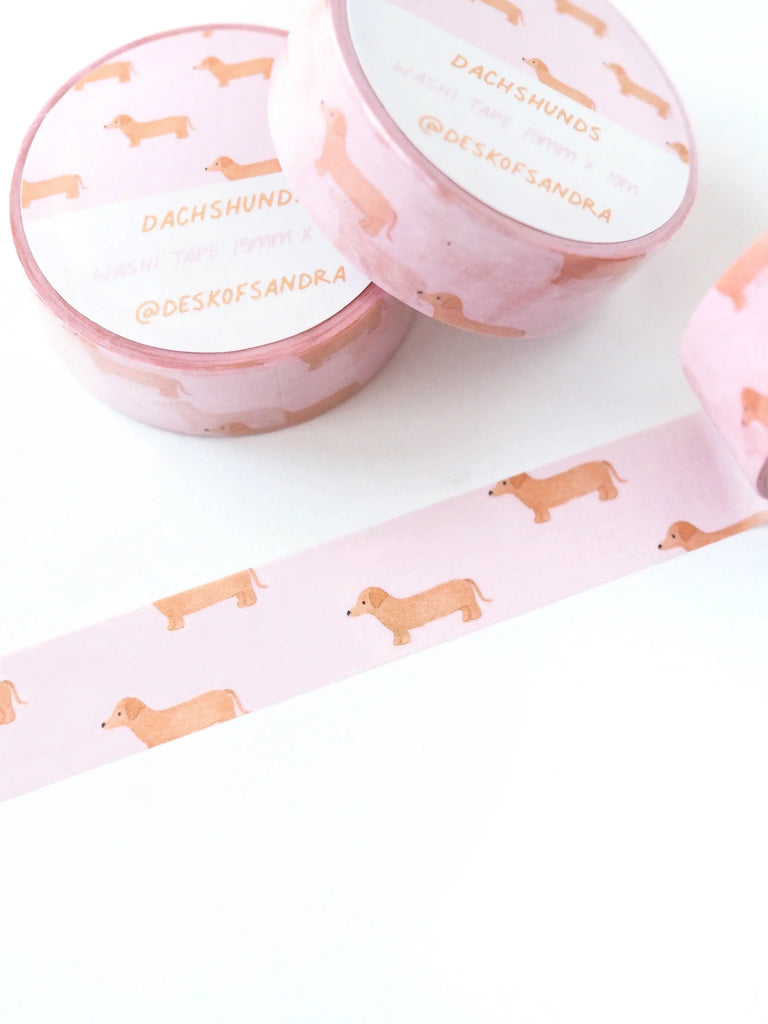 Dachshunds washi tape