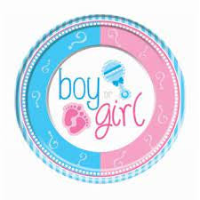 *SALE* Gender reveal plates