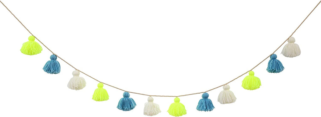 *SALE* blue wool tassel garland - Meri Meri