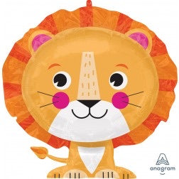 Supershape foil balloon - happy lion