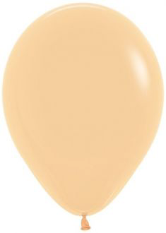 Helium inflated 11” balloon - peach blush