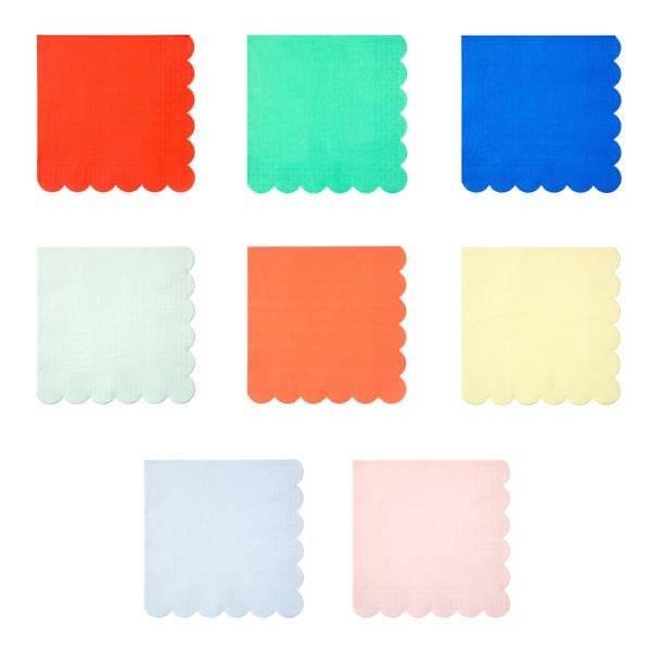 Party palette dinner napkins - Meri Meri