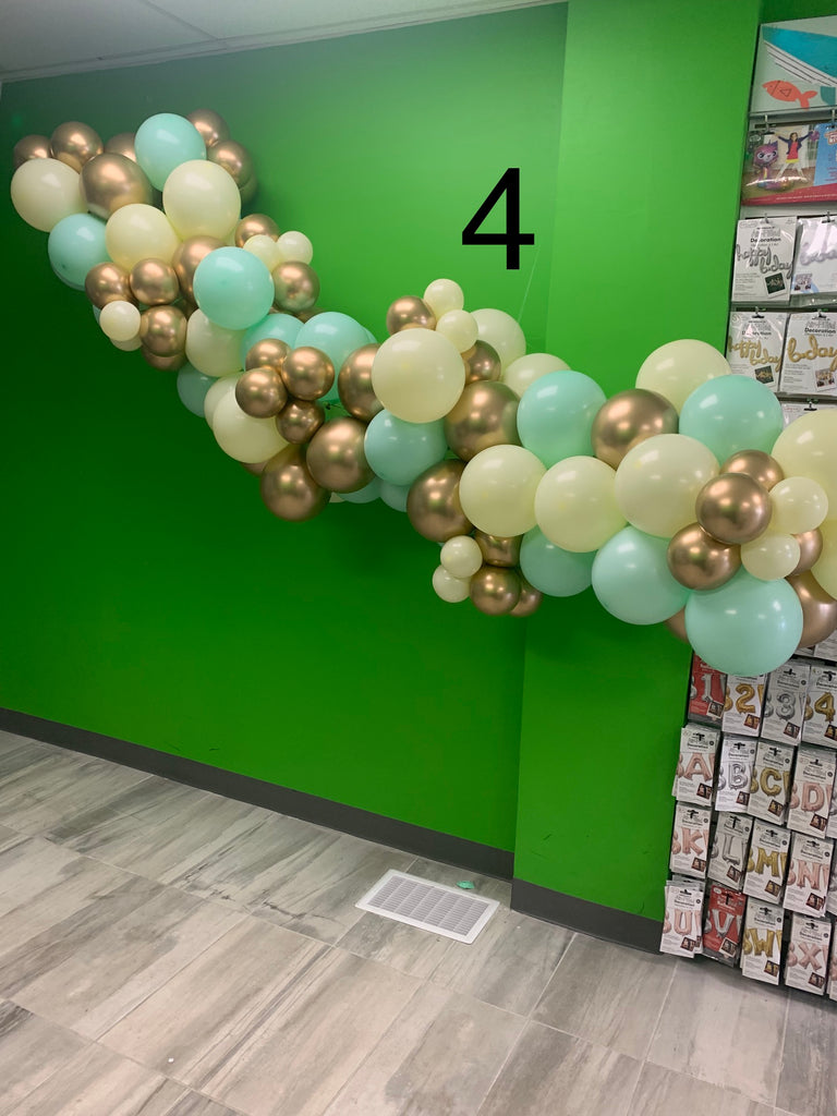 *3 days notice required* With MINI BALLOONS Choose your own colours balloon garland - 3 sizes