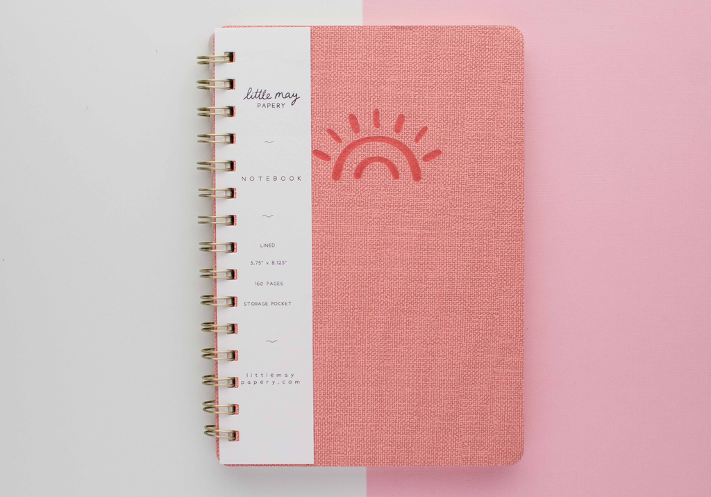 Blossom pink notebook