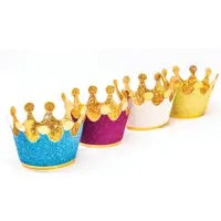 Colourful mini crowns