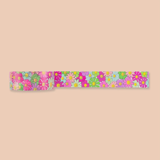 Flower power washi tape