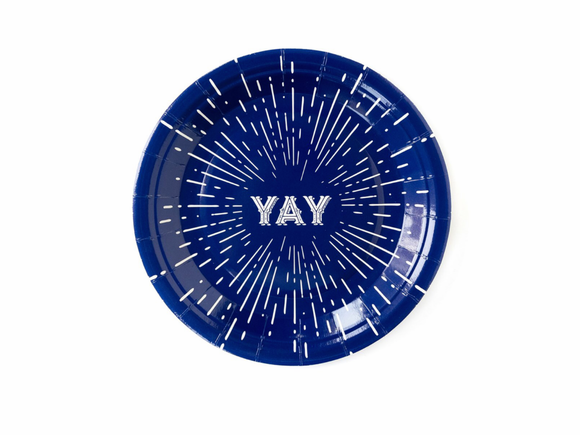 YAY fireworks plates