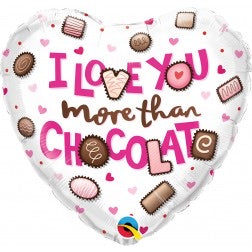 I love you more than chocolate