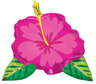 Supershape foil balloon - Tropical Hibiscus