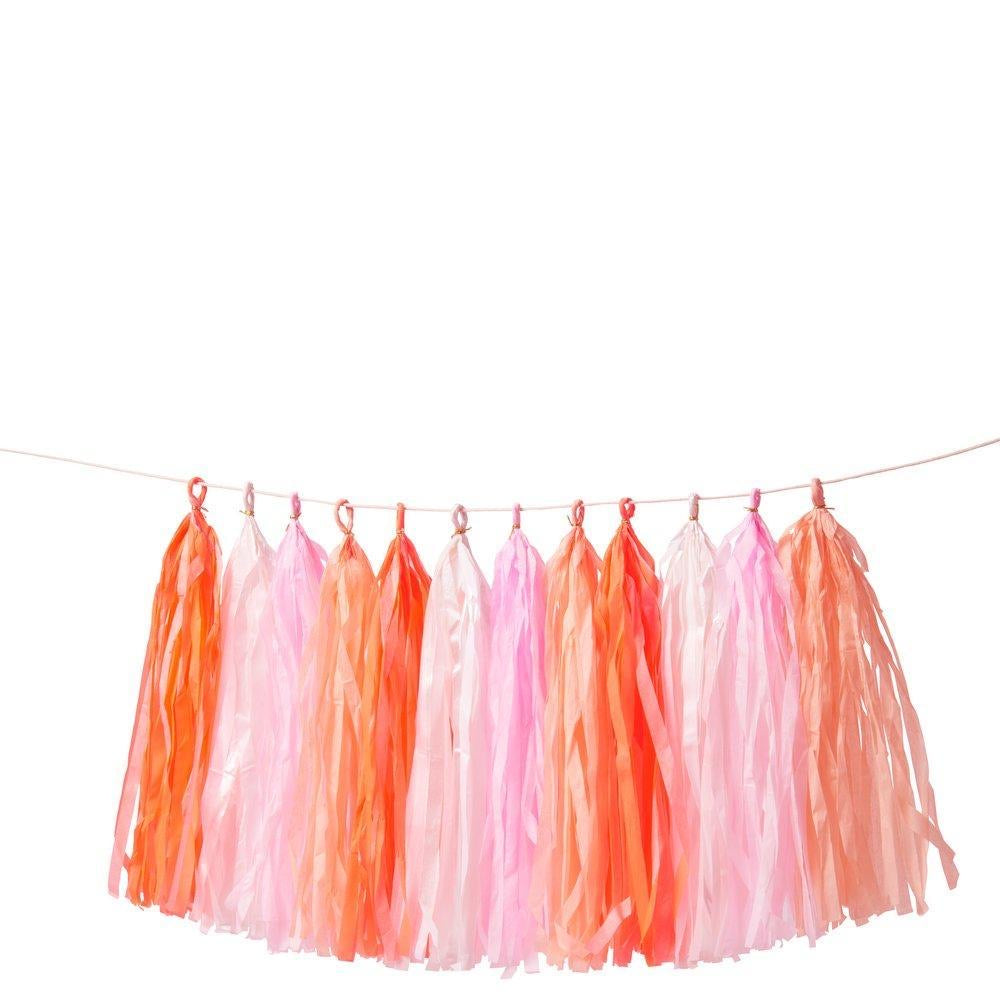 Shades of pink tassel garland - Meri Meri