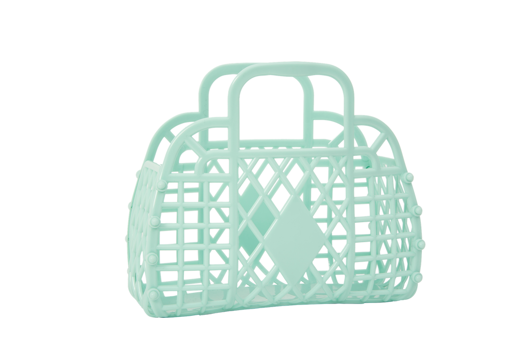 Sun jellies - small retro bag - mint