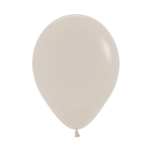 Helium inflated 11” balloon - white sand
