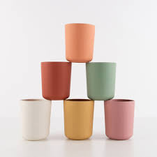 Earthy reusable bamboo cups - Meri Meri