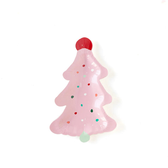 Oui party frosting tree plates