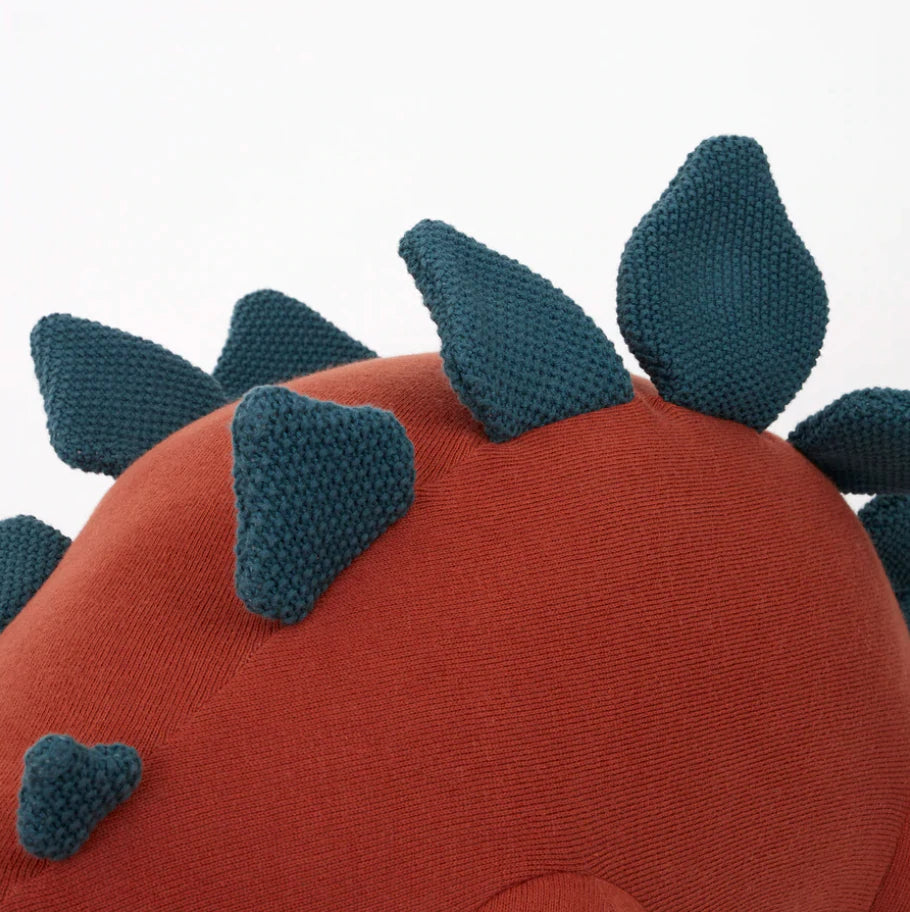 Large stegosaurus knitted toy - Meri Meri