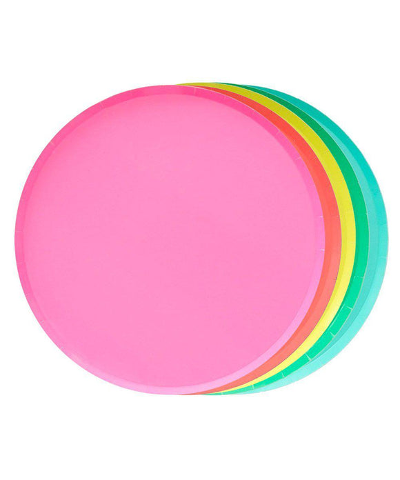 Oh happy day - large rainbow plate set