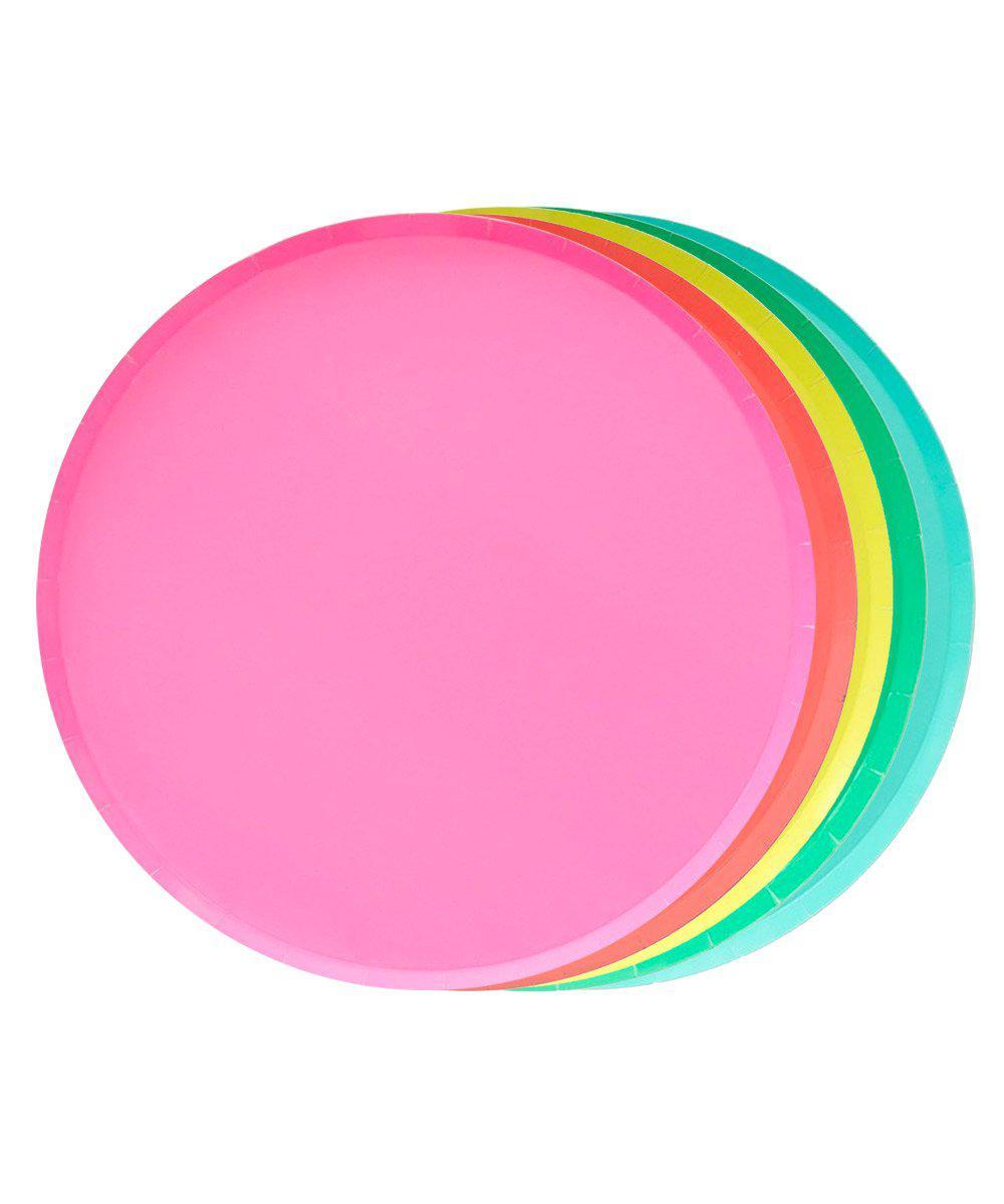 Oh happy day - large rainbow plate set