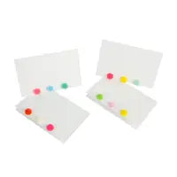 Pom Pom place cards