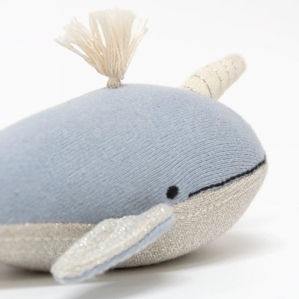 Milo small narwhal toy - Meri Meri