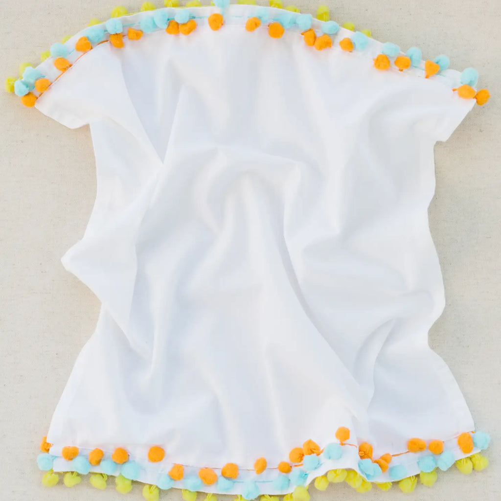 Cotton pack of 4 Pom Pom napkins