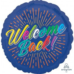 Standard foil balloon- welcome back