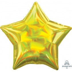 Iridescent yellow star