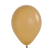 Helium inflated 11” balloon - latte