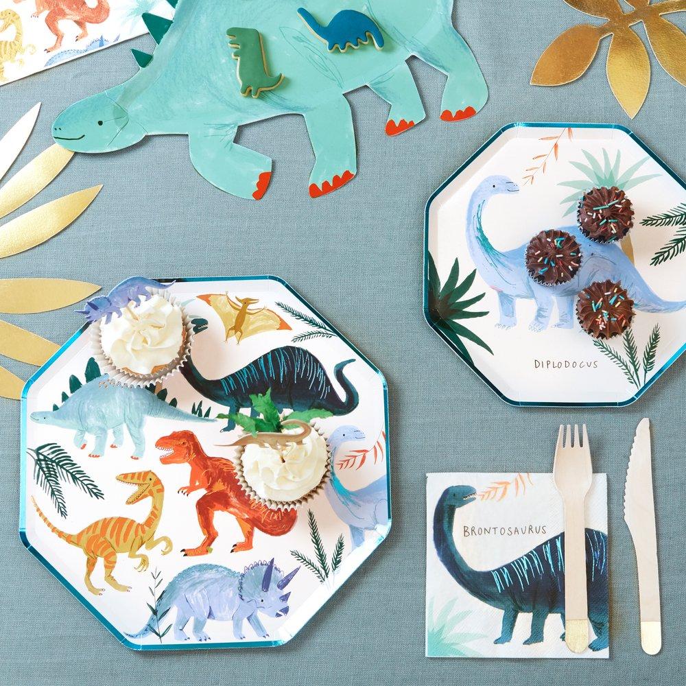 Dinosaur Kingdom dinner plates- Meri Meri