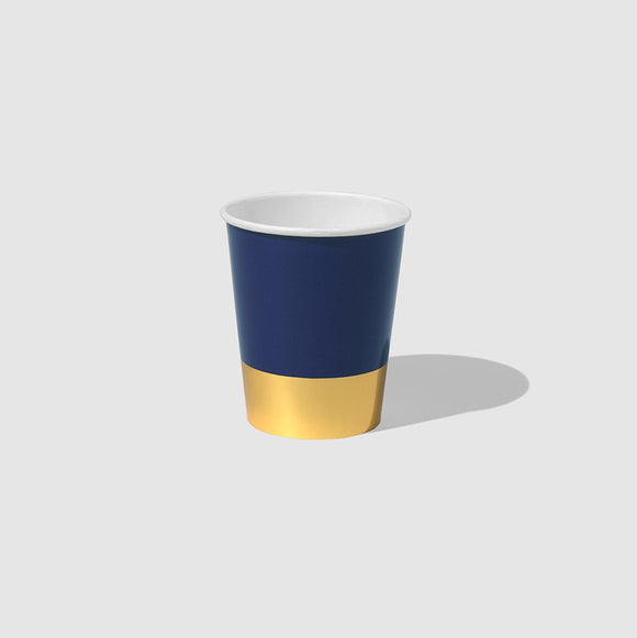 Navy and gold dip cups