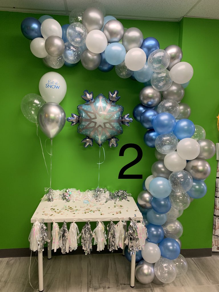 *3 days notice required* With CONFETTI choose your own colours balloon garland - 3 sizes