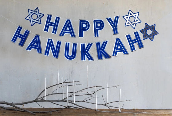 *HALF PRICE* Hanukkah banner