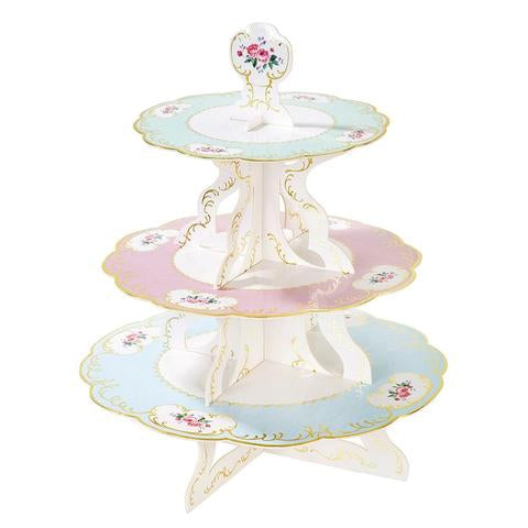 *HALF PRICE* Truly chintz cake stand - reversible