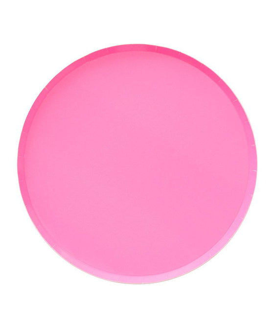 Oh happy day - neon rose large plates