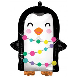 Bright holiday penguin - junior shape