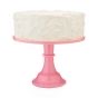 Pink melamine cake stand