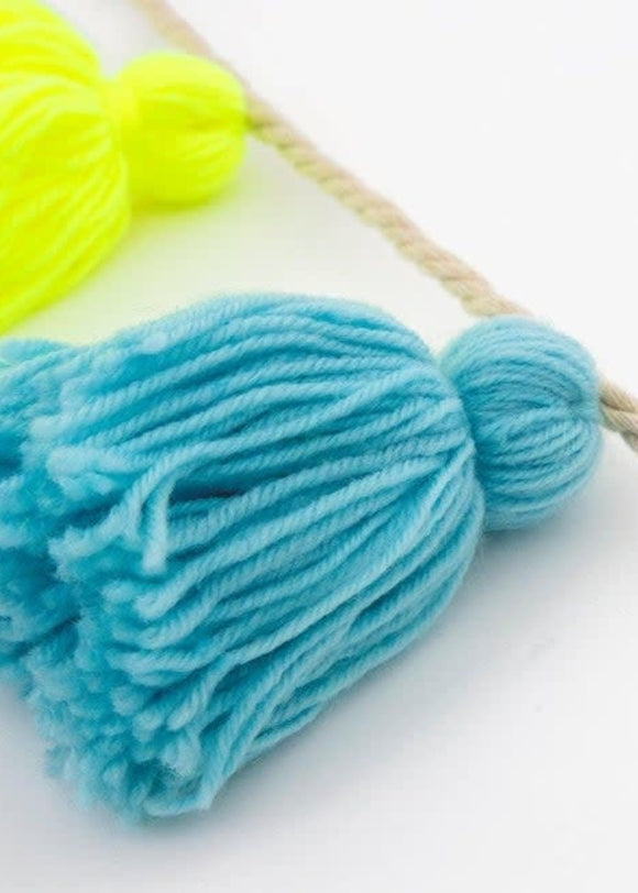 *SALE* blue wool tassel garland - Meri Meri