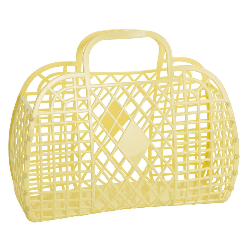 Sun jellies - large retro bag - yellow