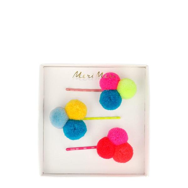 Pom Pom hair slides - Meri Meri