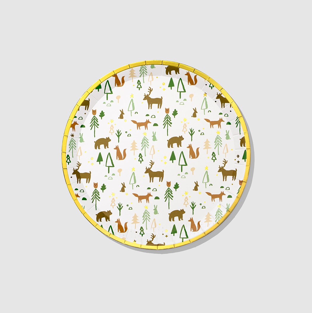 Woodland wonders large plates