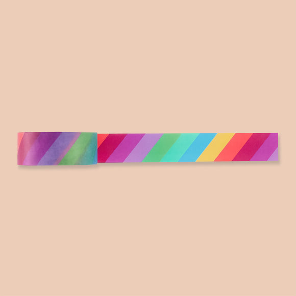Colourful stripes washi tape
