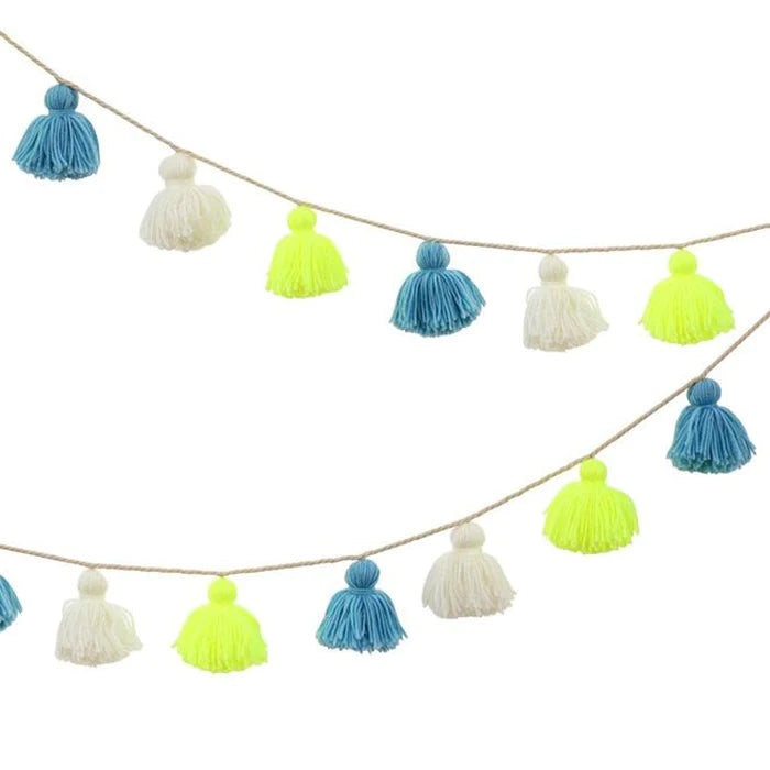 *SALE* blue wool tassel garland - Meri Meri