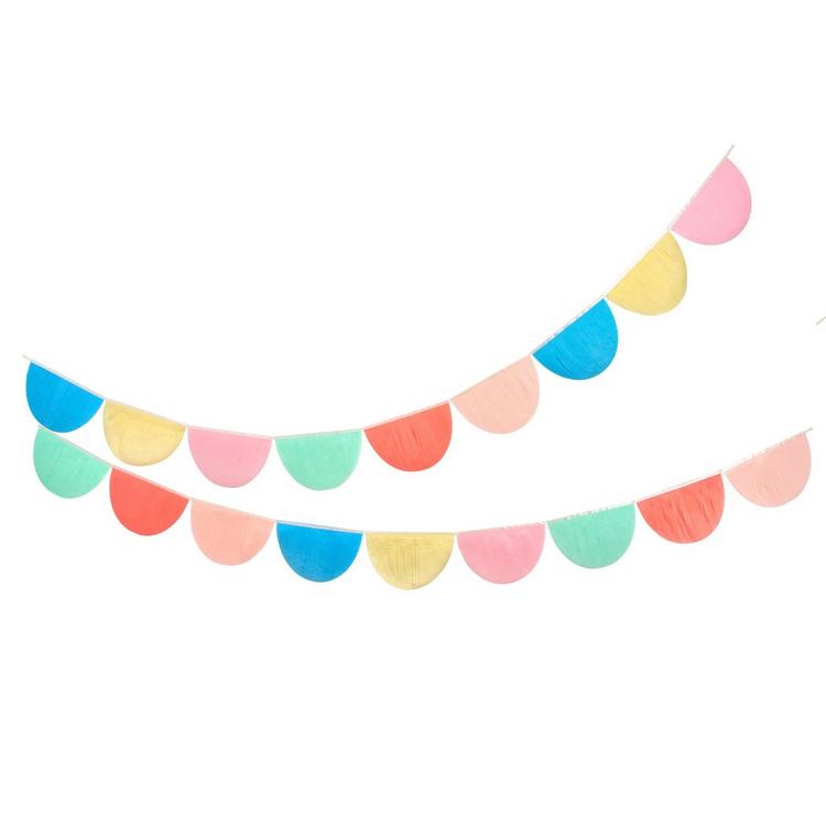 Pack of 2 tissue paper garlands - Meri Meri