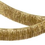 Gold tinsel fringe garland - Meri Meri