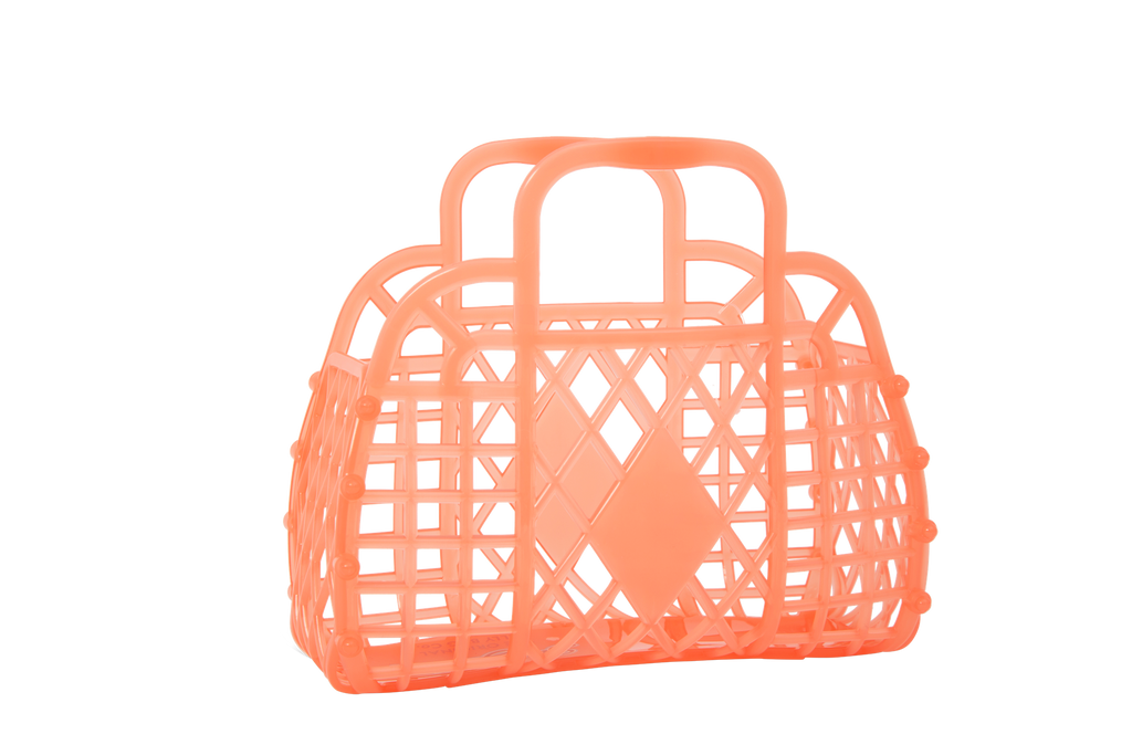 Sun jellies - small retro bag - neon orange