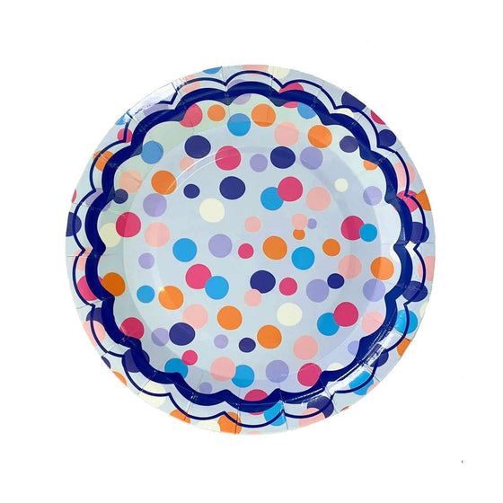 Dessert plates - throw confetti