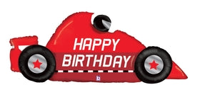 Supershape foil balloon - race car Birthday