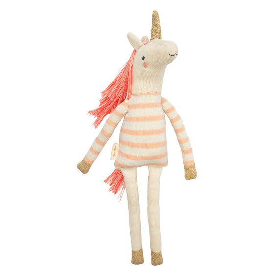 Izzy unicorn knitted toy - Meri Meri