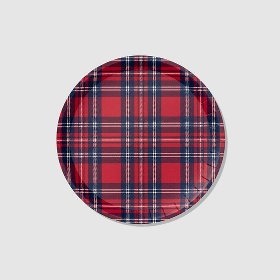 Plaid small plates